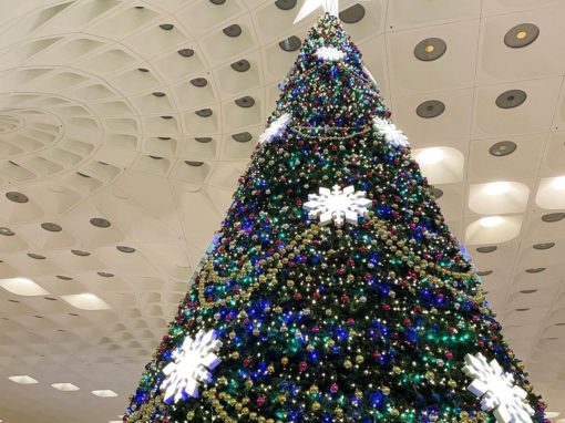 Mumbai Airport Christmas Tree